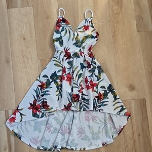 Floral Jumper / Dress Sz S